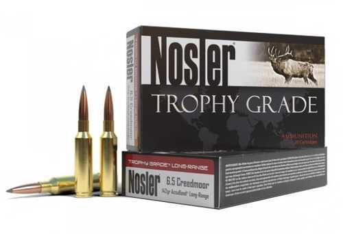 6.5 Creedmoor 20 Rounds Ammunition <span style="font-weight:bolder; ">Nosler</span> 142 Grain AccuBond